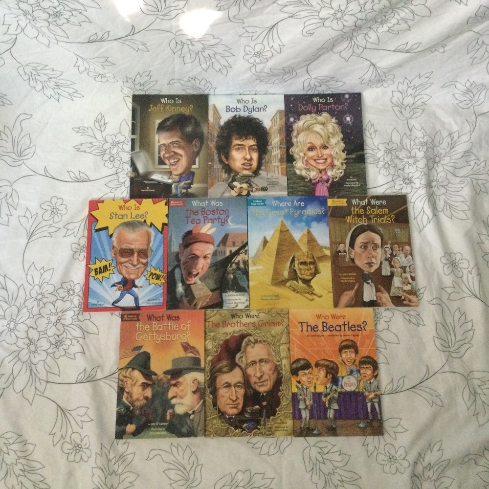 Bundle of 10 Who Is/Were, What Was/Were, and Where Are Series